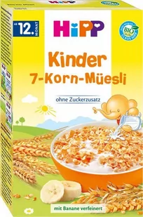 HiPP - BIO musli 7 zbóż z bananami - Dania dla dzieci - miniaturka - grafika 1