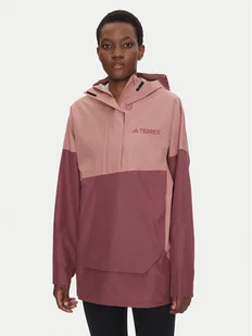 adidas Kurtka outdoor Terrex Xploric 2.5L JD8370 Różowy Loose Fit - Odzież trekkingowa damska - miniaturka - grafika 1