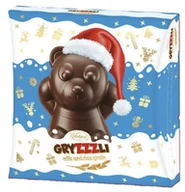 Bombonierki i czekoladki - VOBRO ŚWIĄTECZNA BOMBONIERKA 156G GRYZZZLI MILK - miniaturka - grafika 1