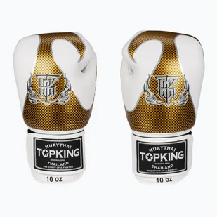 Rękawice bokserskie Top King Muay Thai Empower white/gold - Rękawice bokserskie - miniaturka - grafika 1