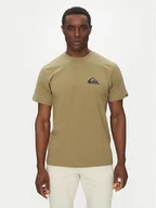 Koszulki męskie - Quiksilver T-Shirt EQYZT08042 Khaki Regular Fit - miniaturka - grafika 1
