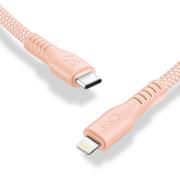 Kable USB - Kabel USBC-Lightning eXc IMMORTAL,2.0m,brzoskwiniowy - miniaturka - grafika 1