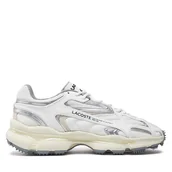 Sneakersy męskie - Sneakersy Lacoste 748SMA0058 Biały - miniaturka - grafika 1