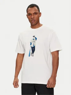 New Balance T-Shirt Basketball Style MT41577 Biały Relaxed Fit - Koszulki męskie - miniaturka - grafika 1