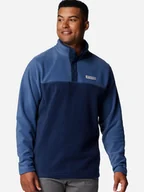 Bluzy męskie - Bluza męska nierozpinana streetwear Columbia Steens Mountain Half Snap II 2097721465 XL Granatowa (195981427394). Bluzy męskie streetwear - miniaturka - grafika 1