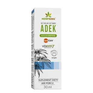 Bio HEMPKING HEMPKING Adek w oleju konopnym 30 ml witaminy HK7878 - Olejki do ciała i włosów - miniaturka - grafika 2