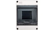 Rozdzielnie elektryczne - Hager Rozdzielnica-modułowa-PCV-natynkowa-EP-LUX-PLUS-RN-1-5-drzwi-transparentne-N+PE-IP40 367 - miniaturka - grafika 1