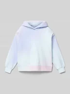 Bluzy dla dziewczynek - Bluza z kapturem o kroju regular fit z mieszanki bawełny z cieniowaniem - miniaturka - grafika 1