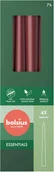 Świece - Świeca stołowa stożek szpica BOLSIUS Essentials 7H 24,5CM 4szt. AKSAMITNA CZERWIEŃ - miniaturka - grafika 1