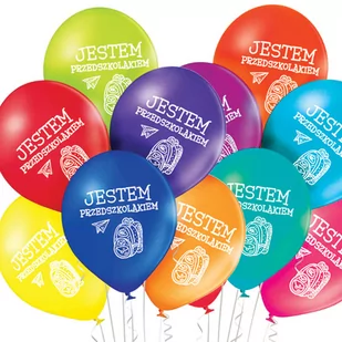 Balony "Jestem przedszkolakiem" 10 szt. - Balony i akcesoria - miniaturka - grafika 1