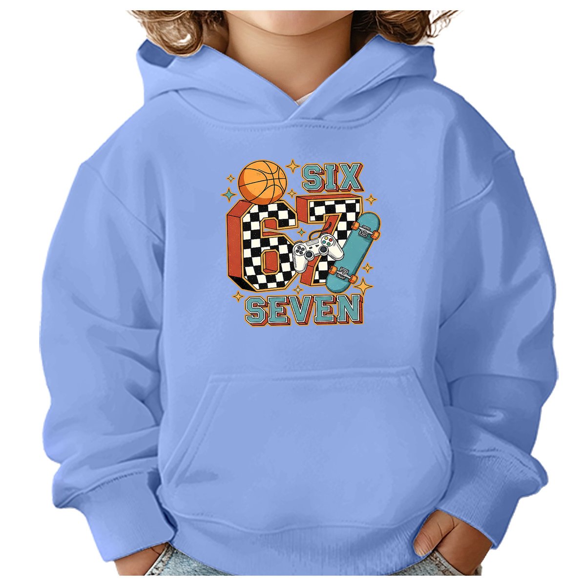 BLUZA DZIECIĘCA 67 SIX SEVEN VIRAL GAME 122-128 CHŁOPIĘCA DZIEWCZĘCA