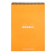 Notesy i bloczki - Notatnik Rhodia A4, kropki, pomarańczowy - miniaturka - grafika 1