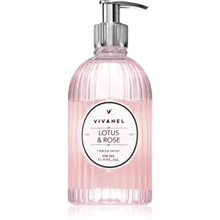 Vivian Gray Vivanel Lotus&Rose kremowe mydło w płynie 350 ml - Mydła - miniaturka - grafika 1