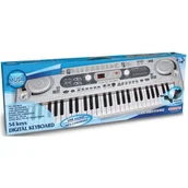 Instrumenty muzyczne dla dzieci - Bontempi Organy elektroniczne 54 klawisze adapter gniazdo USB - - miniaturka - grafika 1