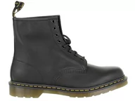 Botki męskie - Dr. Martens Black Greasy 1460-11822003, 43 - miniaturka - grafika 1