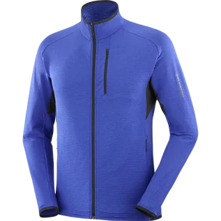 Bluzy sportowe męskie - BLUZA SALOMON ESSENTIAL LTWARM M C21628 - grafika 1