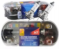Żarówki samochodowe - Zestaw żarówek H7 bezpieczniki 30 elementów Zapas - miniaturka - grafika 1