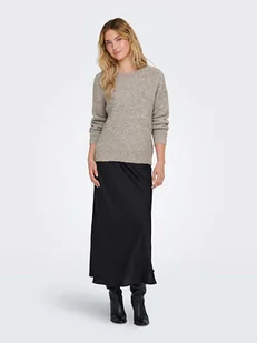 ONLY Sweter w kolorze szarobrązowym - Swetry damskie - miniaturka - grafika 1