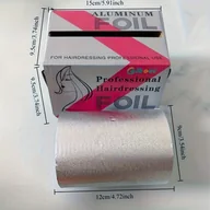 Pozostałe akcesoria fryzjerskie - TEMU Aluminiowa do salonów fryzjerskich, termotransferowa, 100-metrowa tłoczona pomarańczowa , do paznokci - miniaturka - grafika 1