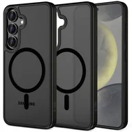 Etui i futerały do telefonów - Etui TECH-PROTECT MagMat MagSafe do Samsung Galaxy S25 FE Czarny Mat - miniaturka - grafika 1