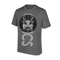 Koszulki męskie - Ultra Game koszulka męska NBA Official Upright Logo z krótkim rękawem - miniaturka - grafika 1