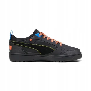 Buty Męskie Puma 39358101 Rebound V6 Low Czarne 45 - Buty sportowe męskie - miniaturka - grafika 1