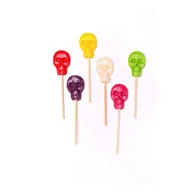 Gumy do żucia, lizaki, dropsy - Inter Lizaki w Kształcie Szkieletu o Smaku Owocowym Halloween 20g 30 Sztuk - miniaturka - grafika 1