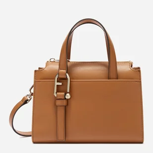 Torebka crossbody damska ze skóry naturalnej Furla WB01337BX2045RY0001007 Brązowa (8050597484204) - Torebki damskie - miniaturka - grafika 1