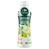 Kefiry, jogurty, maślanki - Carrefour Classic Jogurt do picia jabłkowy ze smakiem mięty 350 g - miniaturka - grafika 1