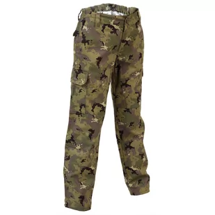 Spodnie dla dzieci Solognac 100 camo - Odzież trekkingowa dziecięca - miniaturka - grafika 1