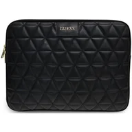Części i akcesoria do laptopów - GUESS Guess Quilted pokrowiec etui na notebooka 13&quot; (czarny) GUCS13QLBK - miniaturka - grafika 1