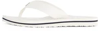 Klapki i japonki damskie - TOMMY HILFIGER Damskie japonki TH CHAIN PRINT BEACH SANDAL, BIAŁE (Kość słoniowa), 5 UK, Biała kość słoniowa, 38 EU - miniaturka - grafika 1