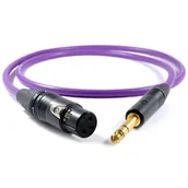 Kable - Kabel XLR - stereo 6.3mm Jack Melodika Purple Rain MDJXS05 0.5m 0,5m ✦ SALON ✦ ZAPYTAJ O RABAT ✦ RATY 30x0% - miniaturka - grafika 1