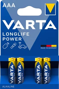 Varta Bateria alkaliczna LR03 LONGLIFE 4szt./bl. LEC-BAT0236 - Baterie i akcesoria - miniaturka - grafika 1