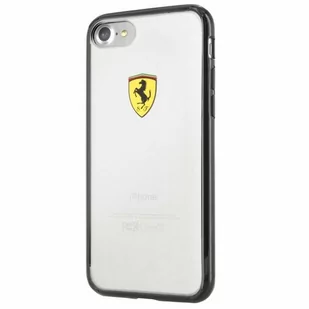 Ferrari Etui hardcase FEHCP7BK iPhone 7 czarny Racing Shield FEHCP7BK - Etui i futerały do telefonów - miniaturka - grafika 1