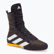 Buty bokserskie adidas Box Hog 4 aurora black/cloud white/spark