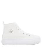 Trampki damskie - Kappa Trampki VISKA OC 243208OC-1010 Biały - miniaturka - grafika 1