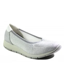 PÓŁBUTY IMAC - 196501 355670 02963/026 WHITE-SILVER - Imac - Półbuty damskie - miniaturka - grafika 1