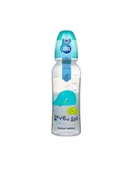 Butelki dla niemowląt - Canpol Babies Butelka wąska Love&Sea 250 ml turkusowa - miniaturka - grafika 1