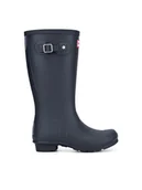 Buty dla dziewczynek - Hunter Kalosze JFT6000RMA Granatowy - miniaturka - grafika 1