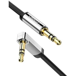 UGREEN płaski kabel przewód audio AUX 3,5 mm mini jack 1m srebrny (10597) - 1 10597 - Kable USB - miniaturka - grafika 2