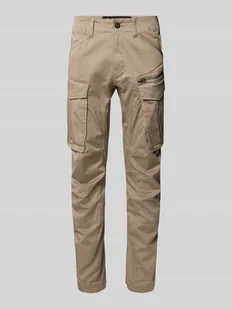 Spodnie cargo o kroju regular tapered fit z dodatkiem streczu model ‘Rovic’ - Spodnie męskie - miniaturka - grafika 1