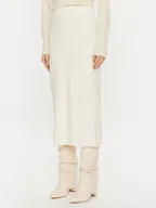 Spódnice - ViCOLO Spódnica ołówkowa 22085S Biały Regular Fit - miniaturka - grafika 1