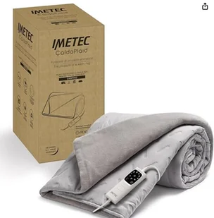 Koc Chill Imatec1 poliester 95 cm x 150 cm szary - Koce - miniaturka - grafika 1