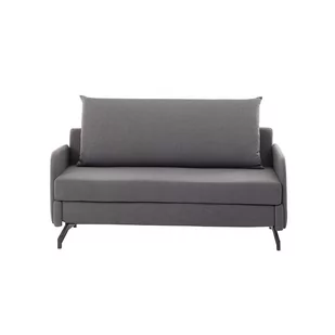 Beliani Sofa rozkładana tapicerowana szara BELFAST - Sofy i kanapy - miniaturka - grafika 1