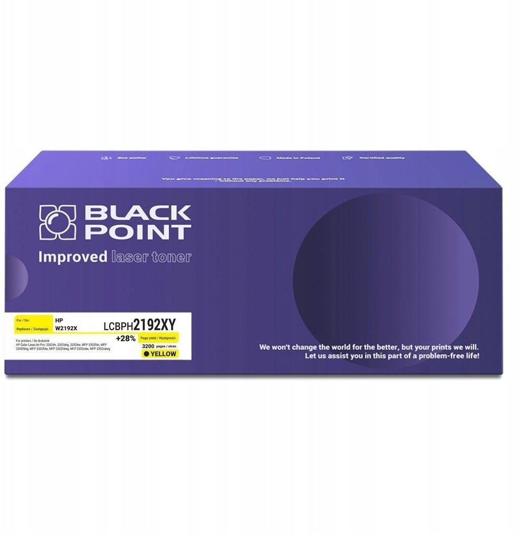 [LCBPH2192XY] Toner Black Point Color HP W2192X BLH2192XYBW