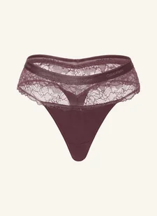 Calvin Klein Stringi Modern Lace lila - Majtki damskie - miniaturka - grafika 1
