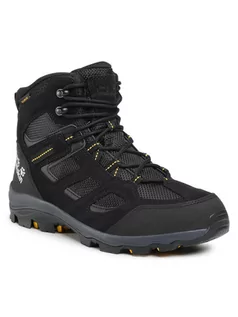 Trampki męskie - Jack Wolfskin Trekkingi Vojo 3 Wt Texapore Mid M 4042461 Czarny - grafika 1