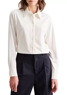 Seidensticker Damska bluzka o regularnym kroju z długim rękawem, kremowa, 40, kremowy, 40 - Bluzki damskie - miniaturka - grafika 1