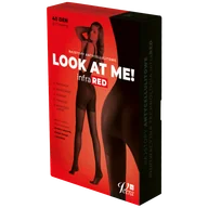 Bielizna lecznicza - Veera Look at Me infraRED, rajstopy antycellulitowe, czarne, rozmiar XS - miniaturka - grafika 1